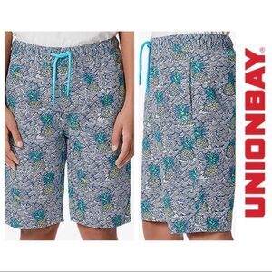UNIONBAY Pineapple Shorts   